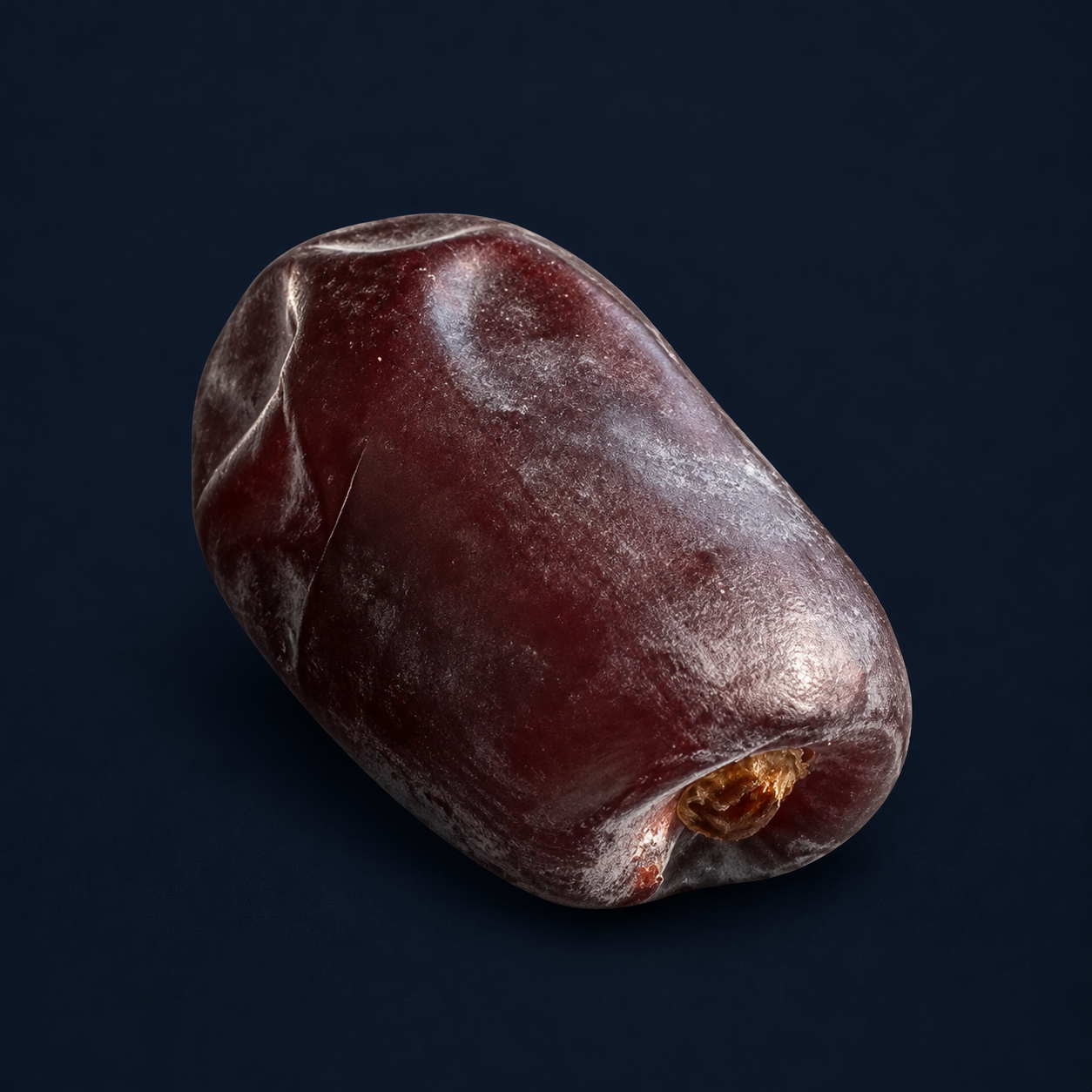 Single Mazafati date on a dark navy background